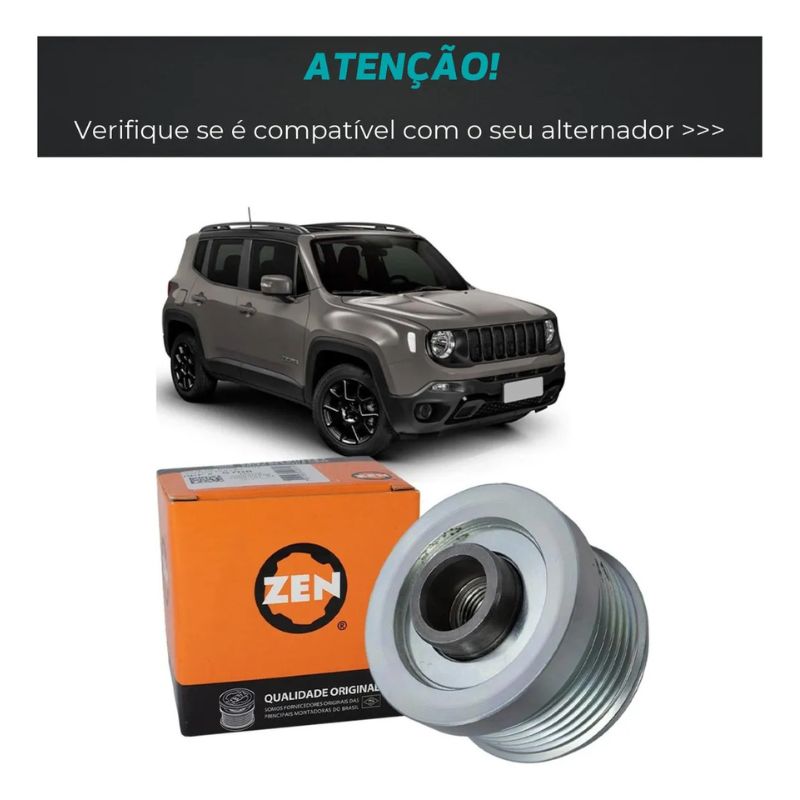 Polia Roda Livre Alter. Toro 2.0 16v